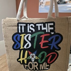 Sisterhood Jute Shoulder Bag - Multicolor